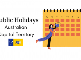 work holidays australian capital territory