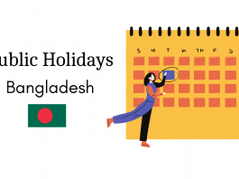 work holidays bangladesh