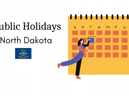 work holidays north dakota